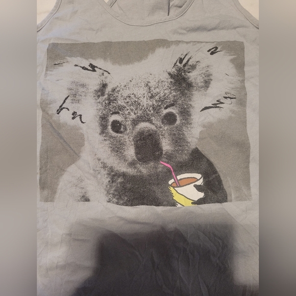 Xhilaration Koala Gray and White Tank Top and Shorts Pajama Set Size - Picture 2 of 9